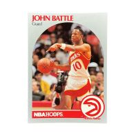 1990 NBA Hoops John Battle #27 Front