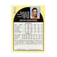 1990 NBA Hoops Kevin Edwards #165 Back