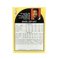 1990 NBA Hoops Mark Bryant #243 Back