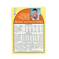 1990 NBA Hoops Patrick Ewing #203 Back