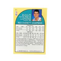 1990 NBA Hoops Rex Chapman #51 Back