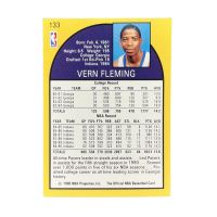 1990 NBA Hoops Vern Fleming #133 Back
