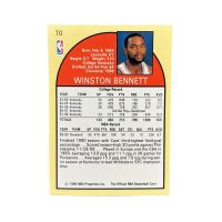 1990 NBA Hoops Winston Bennett RC #70 Back