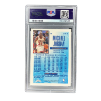 1993 Topps Gold Michael Jordan #384 PSA 9 Back