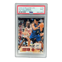 1998 Upper Deck MJ Living Leg Michael Jordan #163 PSA 9 Front