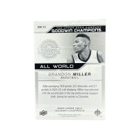2023 Upper Deck Goodwin Champions All World Brandon Miller #AW-12 Back