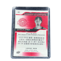 2023 Upper Deck Goodwin Champions Dereck Lively Rc Lucky Red #28
 Back