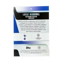 2025-26 Topps UEFA Club Competitions Lucas Bergvall #121 Back