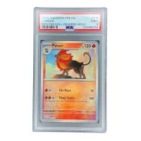 2025 Pokemon Pyroar Masterball Reverse Holo #016 PSA 9 Front