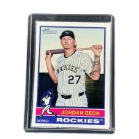 2025 Topps Heritage Jordan Beck #659
 Front