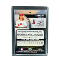 2025 Topps Stadium Club Baseball Caden Dana Rc #54
 Back