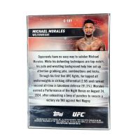 2025 Topps Stadium Club Chrome UFC Michael Morales #C-151 Back