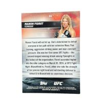 2025 Topps Stadium Club UFC Manon Fiorot Green #56 Back