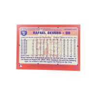 2026 Topps 75 Years Baseball Rafael Devers DH #T91-54
Back