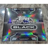Topps Chrome Black Baseball 2026 Factory Sealed Box  Front