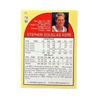 1990 NBA Hoops Steve Kerr #75 Back