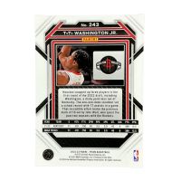 2022-23 Panini Prizm Basketball Tyty Washington Jr. RC #243 Back