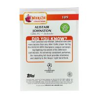 2024-25 Topps Merlin UCC Alistair Johnston #109 Back