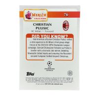 2024-25 Topps Merlin UCC Christian Pulisic #76 Back