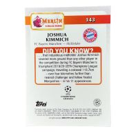 2024-25 Topps Merlin UCC Joshua Kimmich #143 Back
