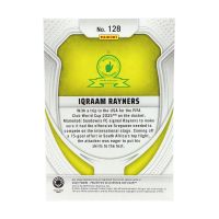 2025 Panini Prizm FIFA Club World Club Iqraam Rayners RC #128 Back