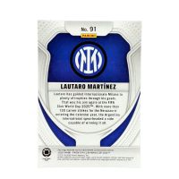 2025 Panini Prizm FIFA Club World Cup Lautaro Martinez #91 Back
