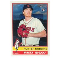 2025 Topps Heritage Hunter Dobbins RC #654 Front