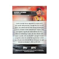 2025 Topps Stadium Club UFC Jasmin Lucindo #101 Back