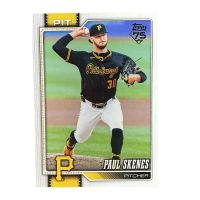 2026 Topps Series 1 75th Anniversary Paul Skenes #100 Front