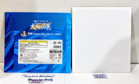 2022 J Prize Ichiban Kuji One Piece Shikishi Art Board #2 Back