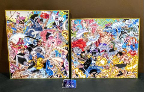 2x 1000th Chapter Ichiban Kuji Shikishi Art Boards by Eiichiro Oda Front