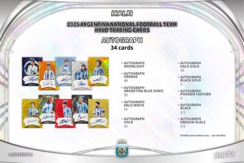 2026 PLAYFUL x HEROCK HALO 2025 Team Argentina Factory Sealed Hobby Set Configuration