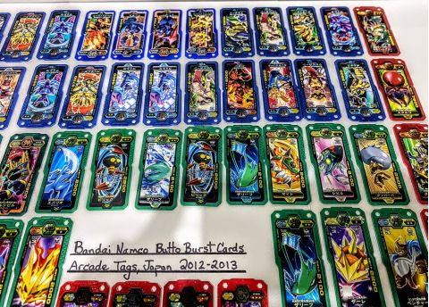 2012 Bandai Namco Butto Burst Arcade Battle 87x Tags JP LOT 001