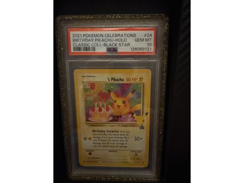 2021 Pokemon Birthday Pikachu 25th Anniversary PSA 10 #24
Front