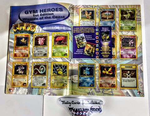 2000 Beckett Media Pokemon Collector Magazine Volume 2 Number 11 Open