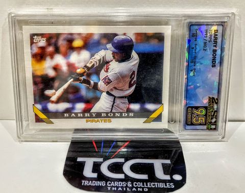 1993 Topps Barry Bonds #2 SQC 9.5 Front