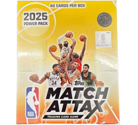 2025 Topps NBA Match Attax Power Pack Edition Box