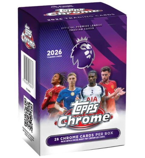 2026 Topps Chrome Premier League Value box