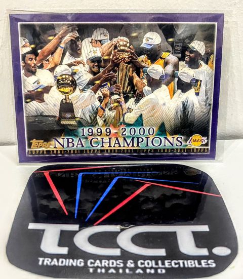 2000 Topps Shaquille O Neal Lakers Championship #155 Front