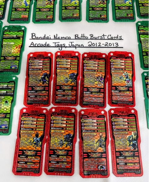 2012 Bandai Namco Butto Burst Arcade Battle 87x Tags JP LOT 006