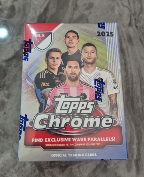 2025 Topps Chrome MLS Factory Sealed Blaster