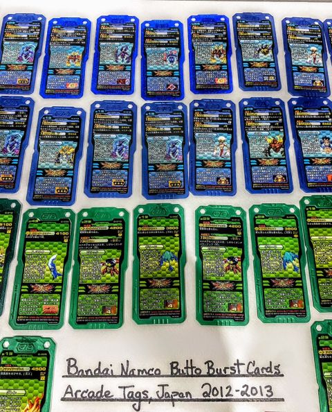 2012 Bandai Namco Butto Burst Arcade Battle 87x Tags JP LOT 003