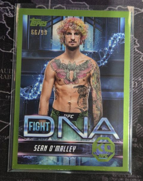 2025 Topps UFC Knockout Sean O’Malley Fight DNA #FD-10 /99