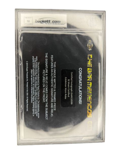 2018 The BAR Mementos Muhammed Ali #X10599 BGS 9 1/1 Back