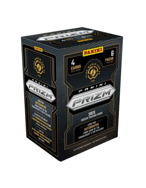 2025 Panini Prizm FIFA Club World Cup Soccer 6-Pack Blaster Box
