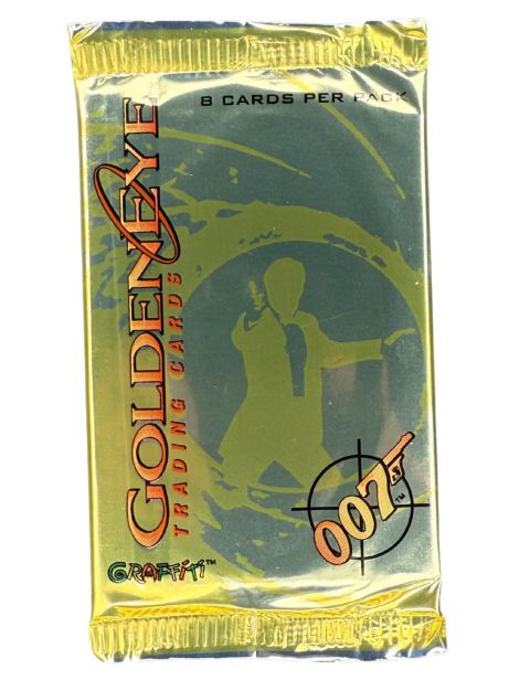 1995 Graffiti James Bond Golden Eye Factory Sealed Pack Front