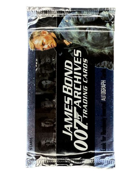 2015 James Bond 007 Archives Trading Cards Factory Sealed Pack Front