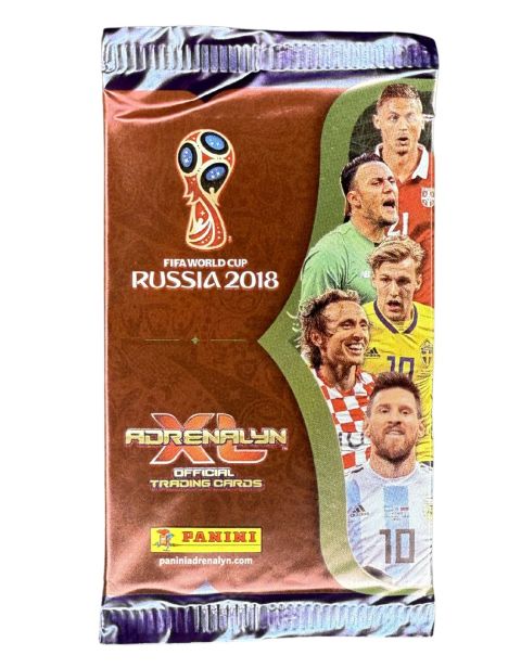 2018 Panini Fifa World Cup Russia Factory Sealed Pack Front