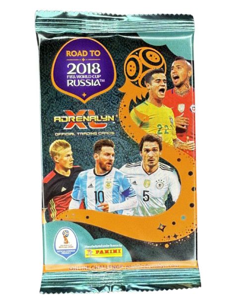 2018 Panini Road to FIFA World Cup Russia Factory Sealed Pack Front