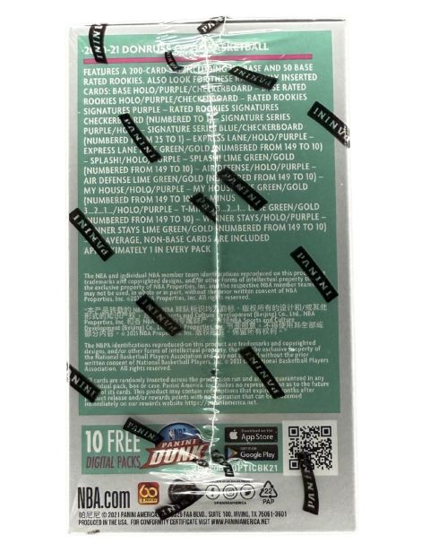 2020/21 Panini Donruss Optic Factory Sealed Booster Rightside